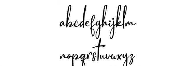 Ruth Signature Personal Use फ़ॉन्ट लोअरकेस