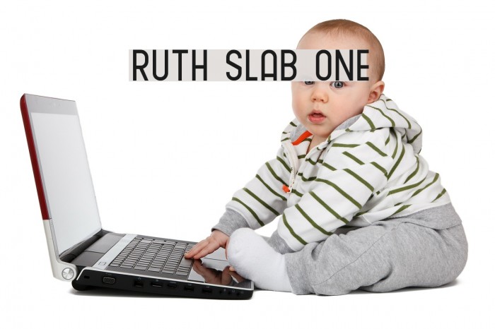 Ruth Slab One Font examples