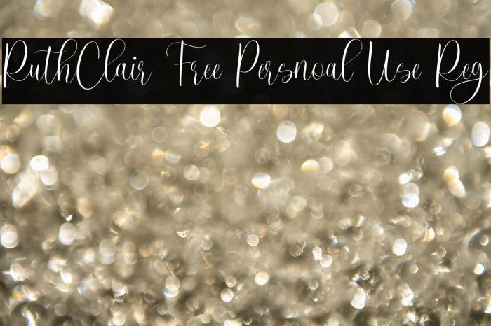 RuthClair Free Persnoal Use Reg Example 1