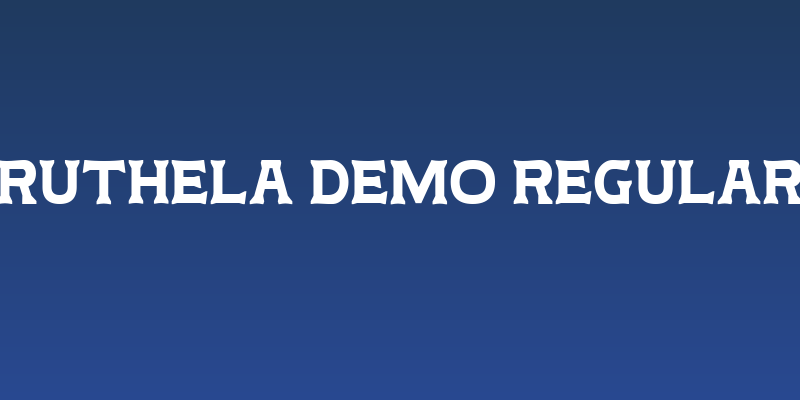 Ruthela DEMO Regular Social Header