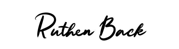 Ruthen Back  नि: शुल्क फ़ॉन्ट्स डाउनलोड