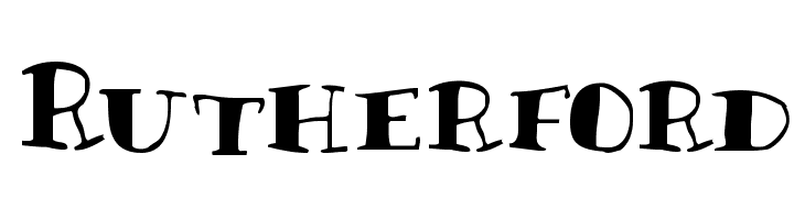 Rutherford  baixar fontes gratis