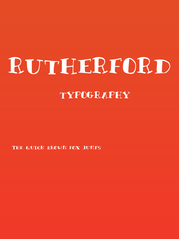 Rutherford Poster