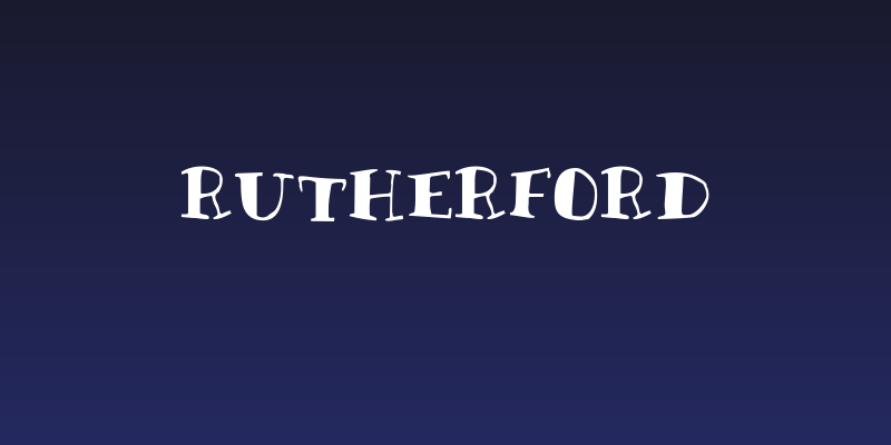 Rutherford Social Header