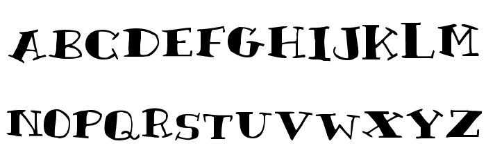 Rutherford Font LOWERCASE