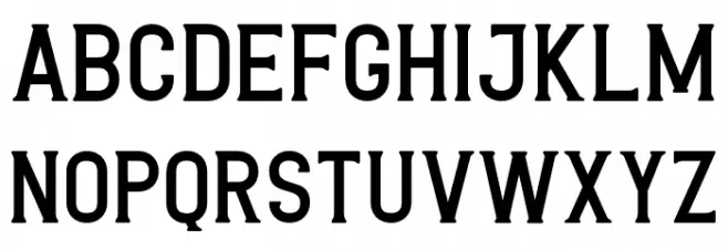 Rutheride フォント 大文字