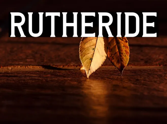Rutheride Example 1