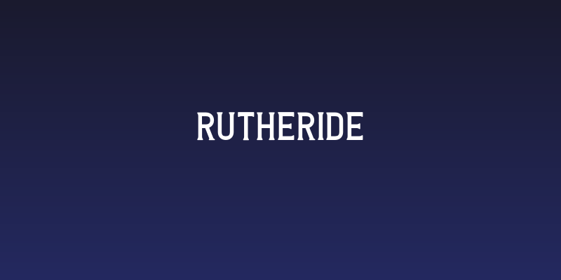 Rutheride Social Header