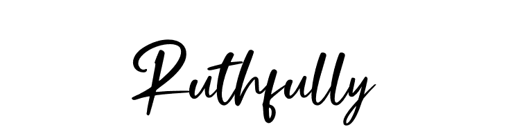 Ruthfully  フリーフォントのダウンロード