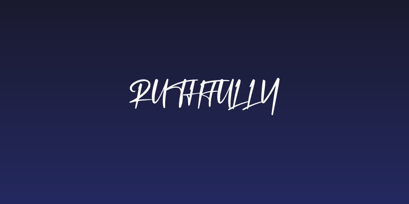Ruthfully Social Header