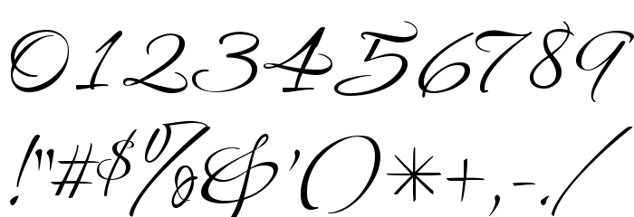 Ruthie Font OTHER CHARS