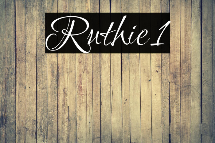 Ruthie1 Example 1