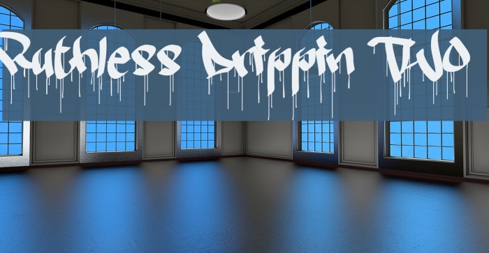 Ruthless Drippin TWO Font examples