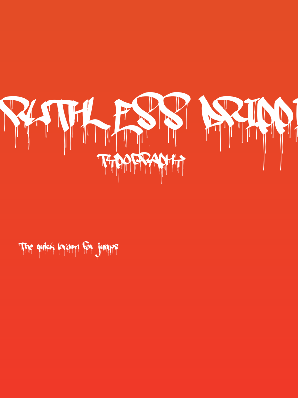 Ruthless Drippin TWO Poster