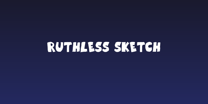 Ruthless Sketch Social Header