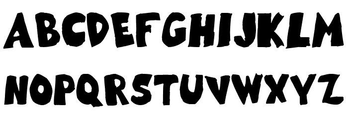 Ruthless Sketch Font LOWERCASE
