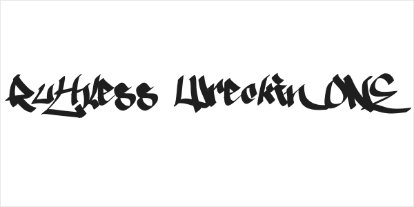 Ruthless Wreckin ONE Logo