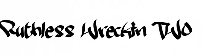 Ruthless Wreckin TWO  नि: शुल्क फ़ॉन्ट्स डाउनलोड