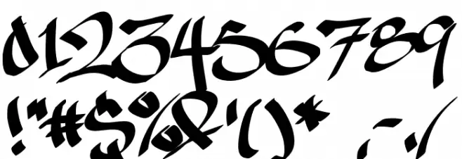 Ruthless Wreckin TWO Font OTHER CHARS