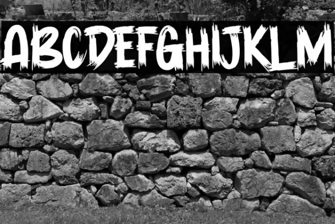 Ruthless Font examples