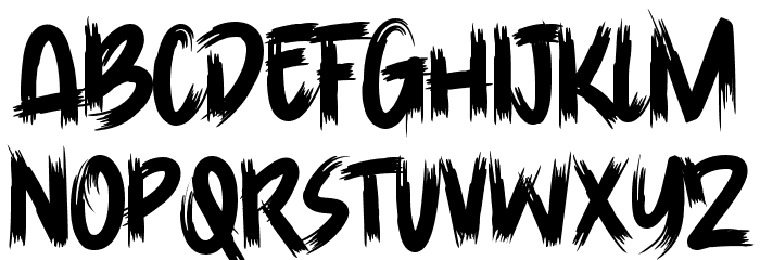 Ruthless Font LOWERCASE