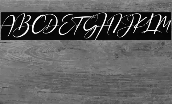 Ruthligos Font examples