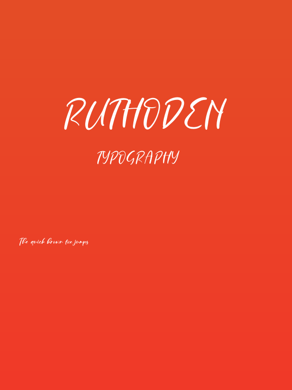 Ruthoden Poster