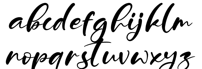 Ruthoden Font LOWERCASE
