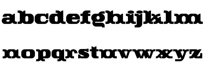 Rutin Tutin NF Font LOWERCASE