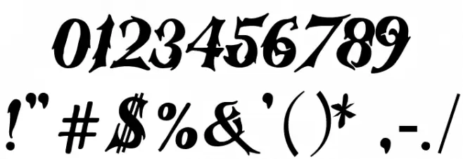 Rutmag Sugan Regular Font OTHER CHARS