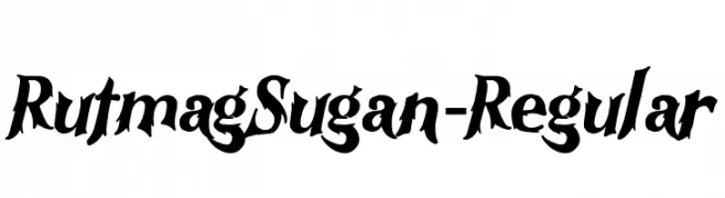 RutmagSugan-Regular  Frei Schriftart Herunterladen