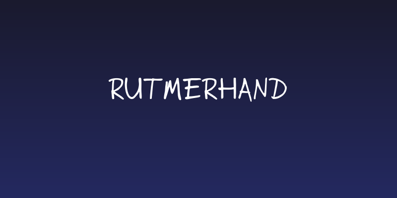 RutmerHand Social Header