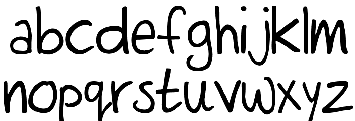 RutmerHand Font LOWERCASE