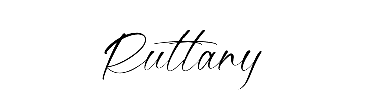 Ruttany  フリーフォントのダウンロード
