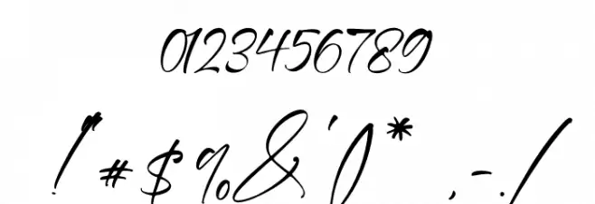 Ruttany Font OTHER CHARS