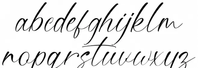 Ruttany Font LOWERCASE