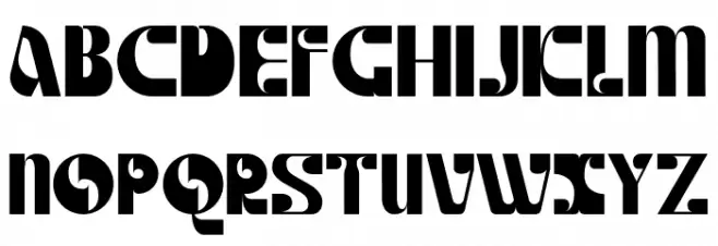 RuttelsDemo-Regular フォント 大文字