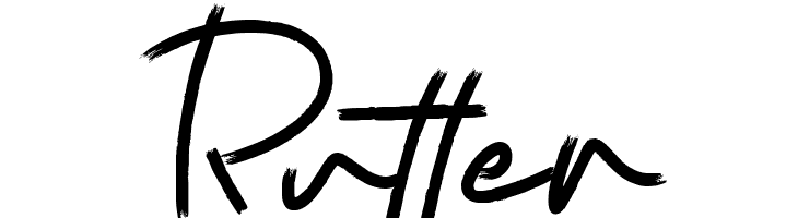 Rutter  Frei Schriftart Herunterladen
