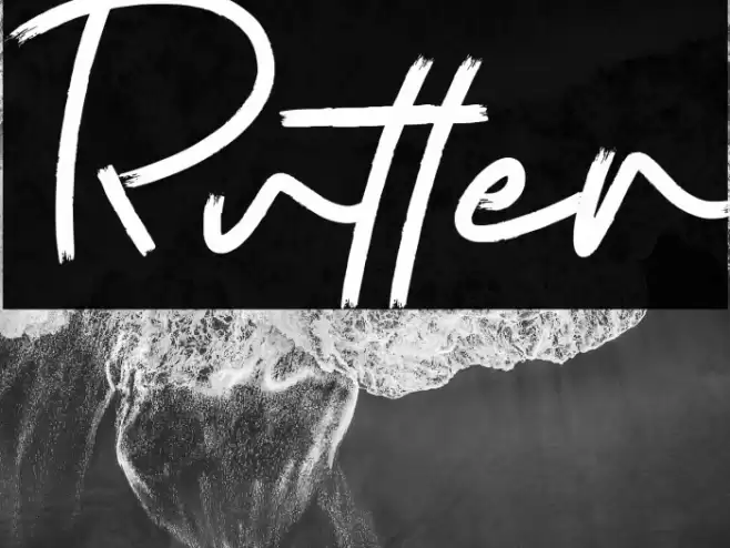 Rutter Font examples
