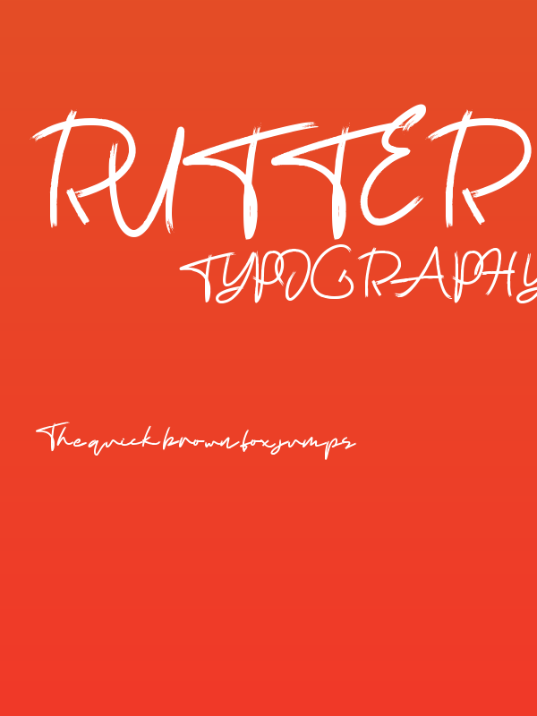 Rutter Poster