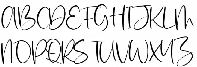 Ruxtoni Schriftart Groß