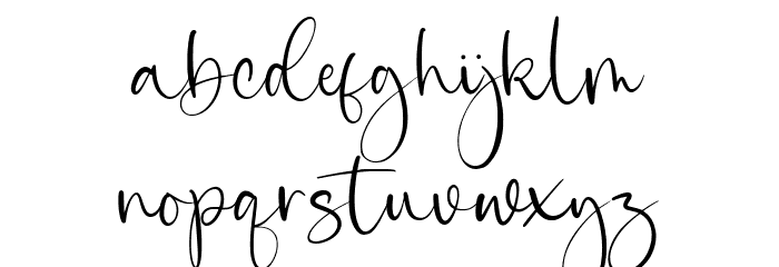 Ruxtoni Font LOWERCASE