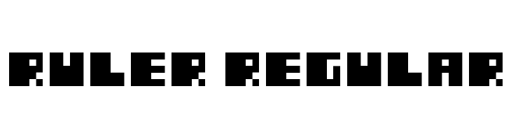 ruler Regular Font