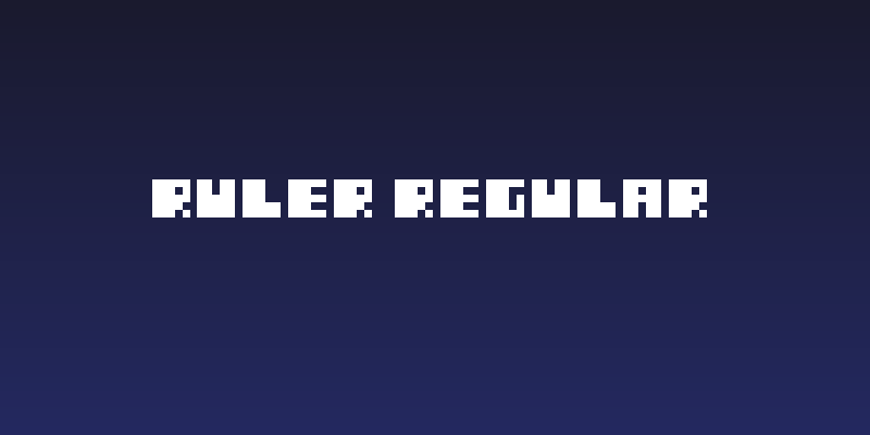 ruler Regular Social Header