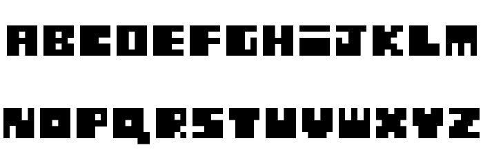 ruler Regular Font LOWERCASE