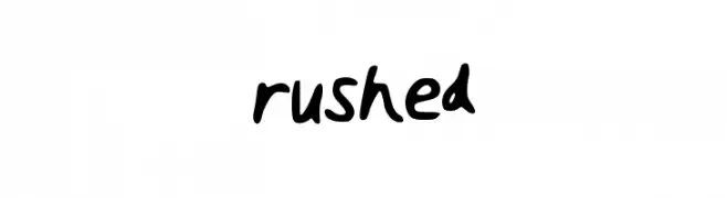 rushed  Descarca Fonturi Gratis