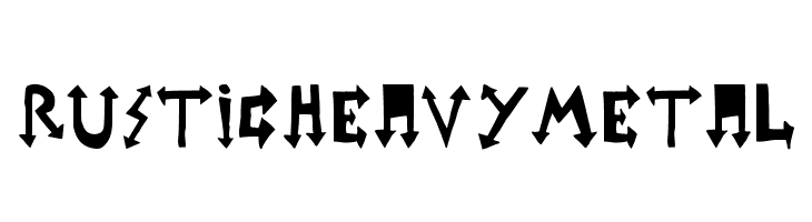 rustic heavy metal  Скачать бесплатные шрифты
