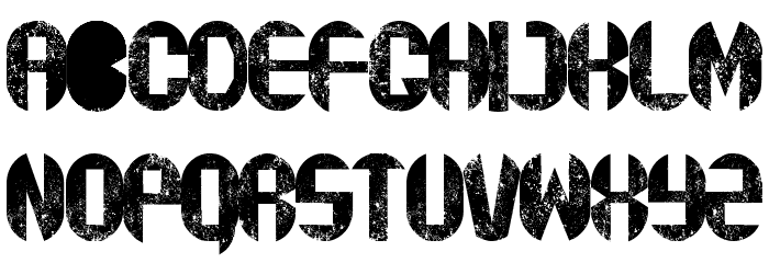 rustyfatty Font LOWERCASE
