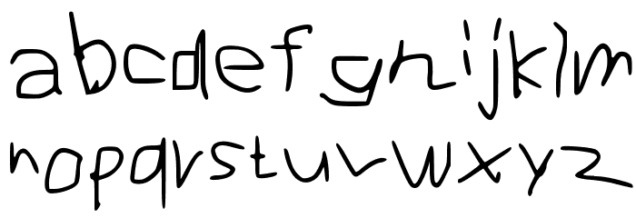 RVn Font of Doom 1 Regular Font LOWERCASE