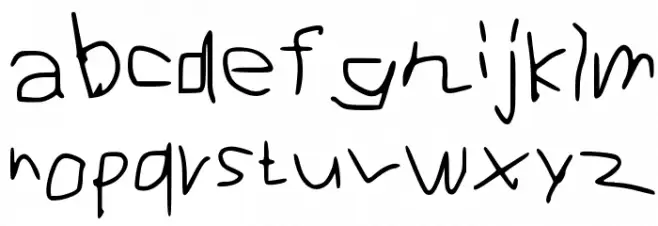 RVn Font of Doom 1 Regular Font Litere mici